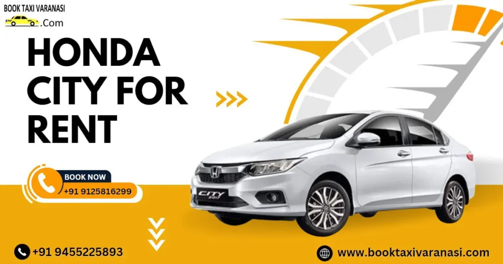 Honda City on rent in Varanasi
