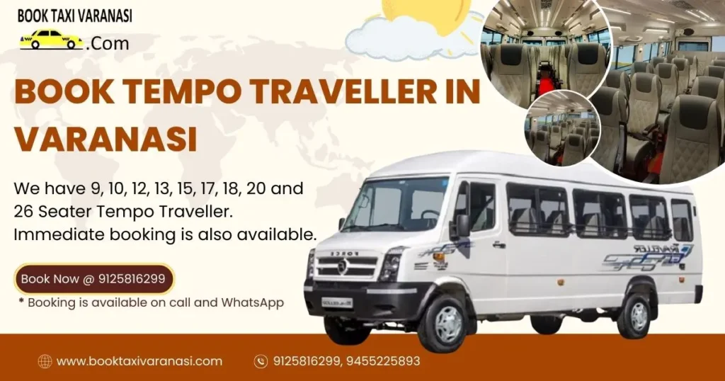 Tempo traveller booking in Varanasi.