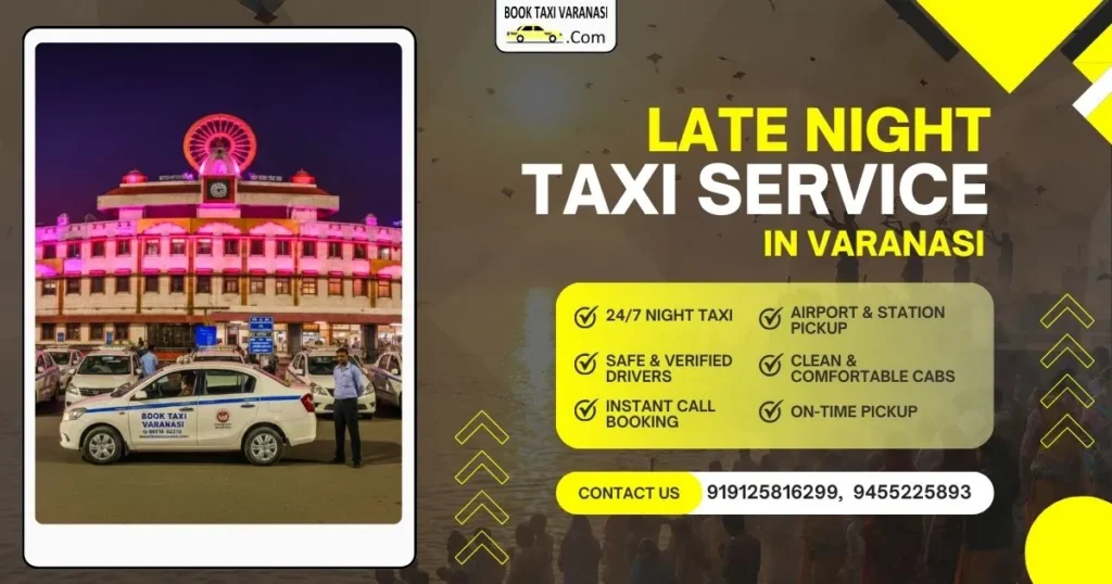 Iate night taxi in Varanasi 1