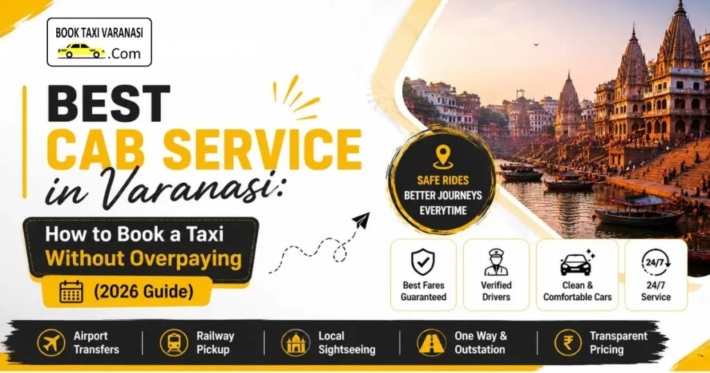 Best Cab Service in Varanasi: How to Book a Taxi Without Overpaying (2026 Guide) 2 Best cab service in varanasi
